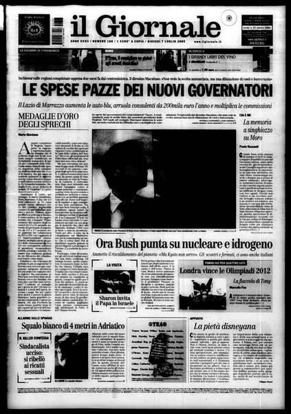 Il giornale : quotidiano del mattino